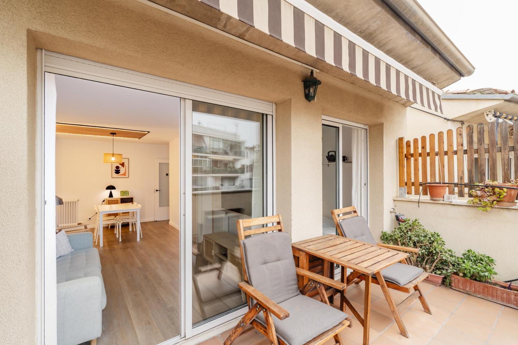 Apartamento Con Dos Grandes Terrazas En Girona Exterior foto